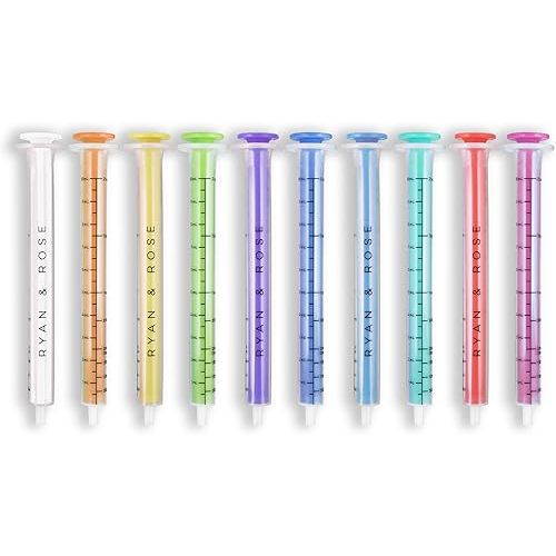 Ryan & Rose Cutie Dose - Baby Medicine Dispenser Syringe For Children Medicine Syringes For Children Medication Dispenser Baby Medicine Syringe Baby Medicine Dropper Baby Syringe (10 Pack)