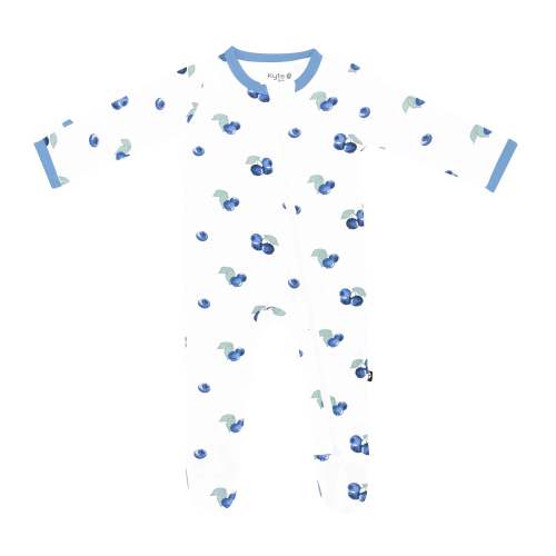 Zipper Footie | Blueberry