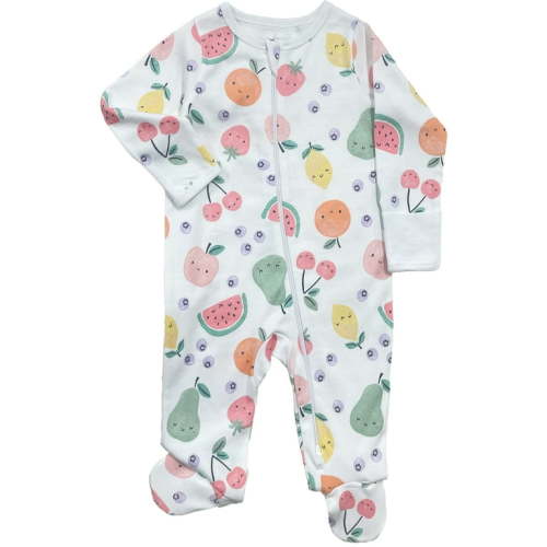 Wonder Nation Baby Gender Neutral Zip Front Footed Sleep N Play Pajamas, Sizes Preemie-6/9 Months
