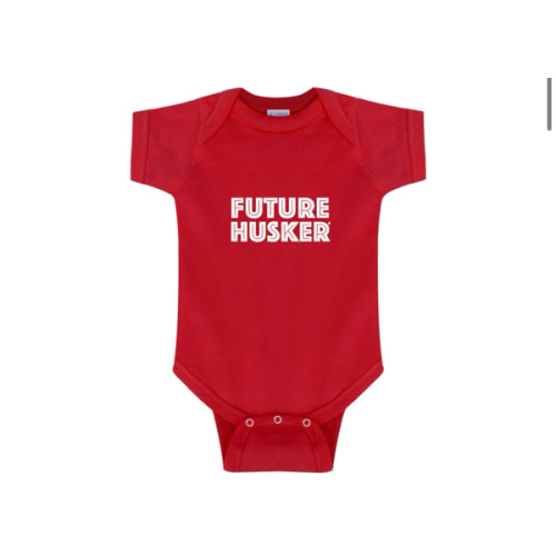 Nebraska Infant Bodysuit Future Husker Stacked - ONLINE ONLY