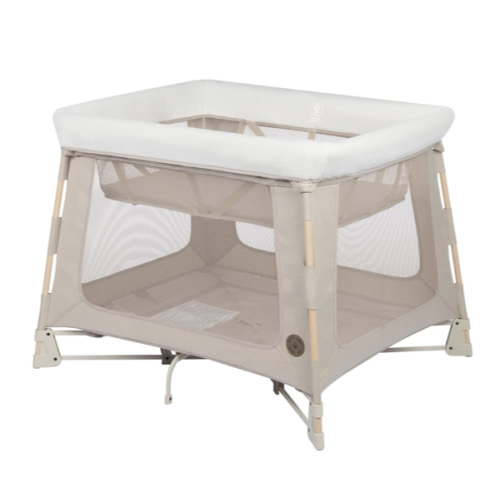Maxi-Cosi Swift Baby Playpen with Mat, Baby Play Yards, Pack and Play with Bassinet - Portable Playpen for Babies and Toddlers, Classic Oat