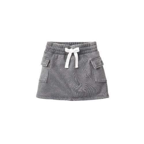 Cargo Skort - Charcoal Wash