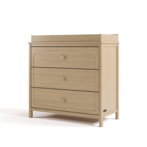 Graco Olivia 3 Drawer Dresser with Removable Changing Topper Driftwood