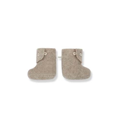 Beautiful Baby Booties in Light Beige.