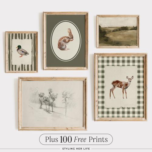 Vintage Nursery Art, Gallery Wall Set, Playroom Decor, Baby Boy Nursery, Baby Shower Gift, Farmhouse Wall Art, Nursery Printable, DIGITAL