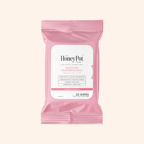 HoneyPot Soothing Witch Hazel Hemorrhoidal Wipes