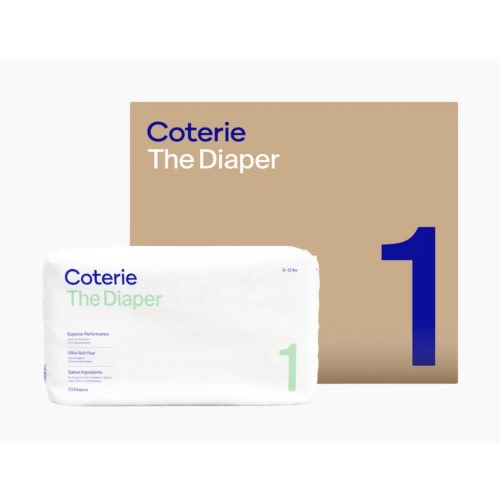 Coterie Size 1 - 3 Pack 99 Diapers