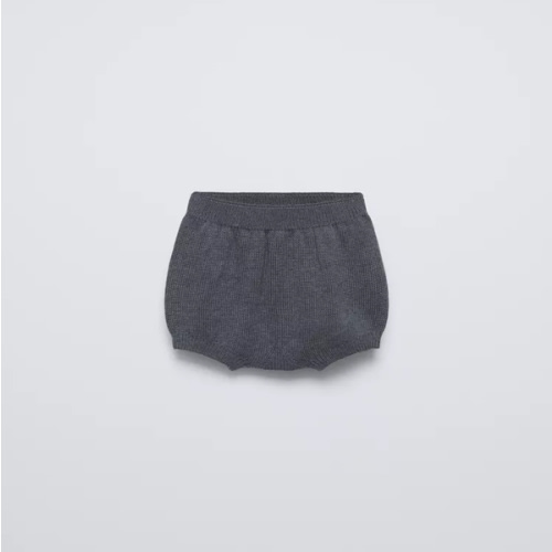 100% MERINO WOOL BLOOMERS - dark drey | ZARA United States