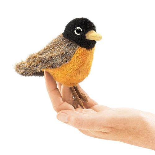 Folkmanis robin finger puppet