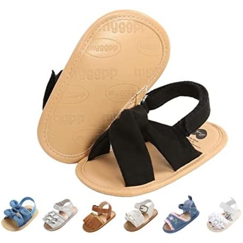 Baby Girls Sandals Summer Shoes Outdoor First Walker Toddler Girls Shoes for Summer