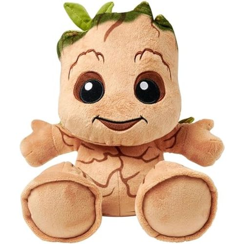 Disney Store Official Marvel Guardians of The Galaxy Baby Groot Big Feet Plush - Official 10 Inch Soft & Cuddly Collectible Toy - Perfect for Fans & Kids