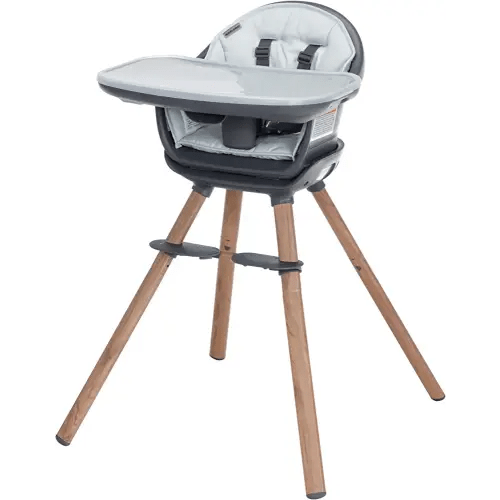 Maxi-Cosi Moa 8-in-1 Highchair, Machine Washable, Compact, Lightweight Design, Essential Graphite