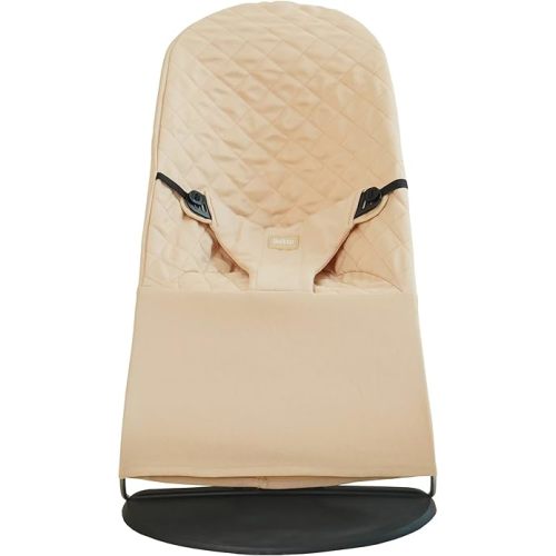 Fabric seat for Bouncer Belltop Compatible with Babyjörn Bouncer (Cover, seat): Balance, Soft & Bliss. Cover for Baby Bouncer. Baby seat for Hammock: Ergonomic fit. Hypoallergenic - Beige