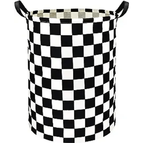 HIYAGON Boys Laundry Basket hamper Kids Storage Basket Car Toy Organizer Bins for Room Decor,Gift Basket for Bedroom(Racing Flag)