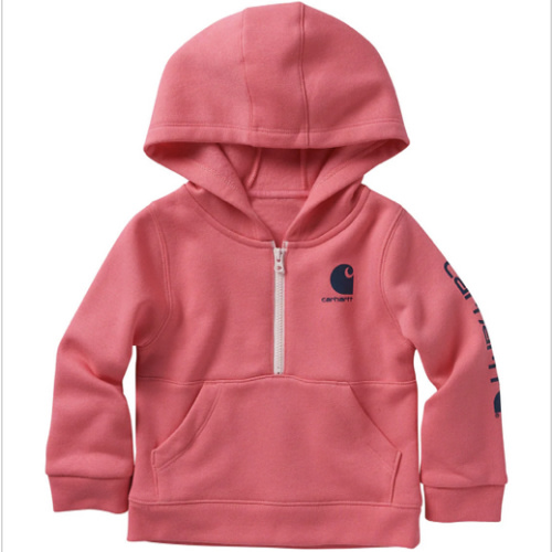 Girls' Long-Sleeve Half-Zip Sweatshirt (Infant/Toddler)