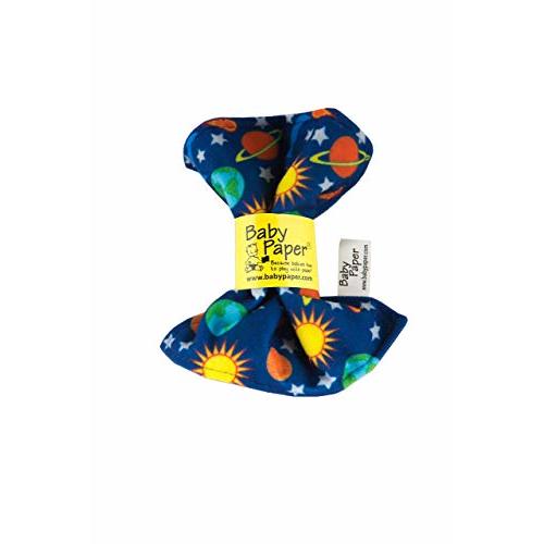 Original Baby Paper - Crinkle Teether and Sensory Toy for Babies and Infants - Solar System Print - Washable
