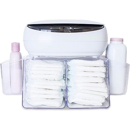 Prince Lionheart EVO Warmies Wipes Warmer Kit, Includes 1 everFRESH Pillow and 1 Dresser Top Diaper Depot