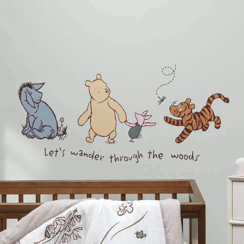 Disney Baby Storytime Pooh Wall Decals / Stickers Winnie the Pooh/Piglet/Tigger/Eeyore – Lambs & Ivy