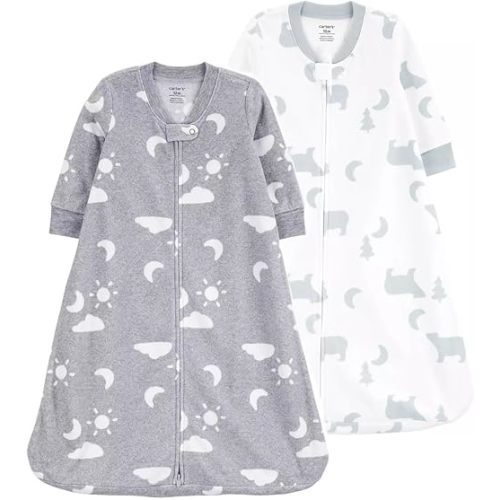 Carter's Unisex-Baby 2-Pack Microfleece Sleepbag