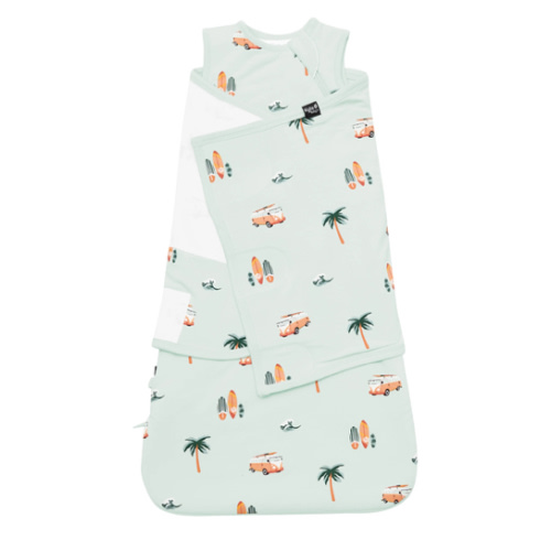 Sleep Bag Swaddler in Dew Surf 1.0