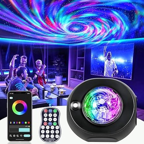 Star Projector Galaxy Light, Galaxy Projector for Bedroom with APP Remote Control, Timer - Night Light Projector for Kid Adult Aurora Light Projector