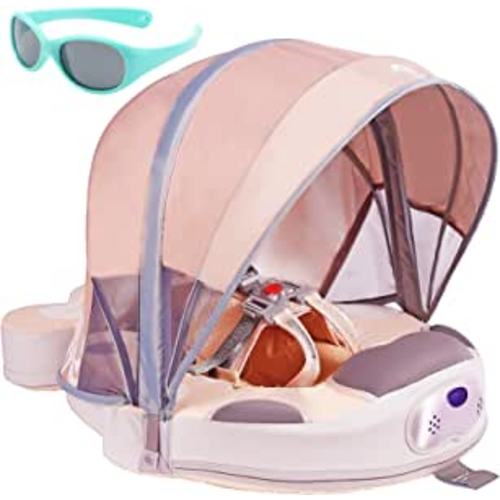 Amazon.com: V Convey 3Months to 48Months 3rd Swim Mode Standing Stroke Baby Stroller Canopy Mambobaby Non Inflatable Baby Float Swim Trainer Solid Infant Pool Float Swim Ring : Toys & Games