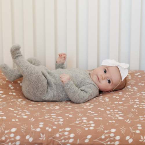 COTTON MUSLIN CRIB SHEETS