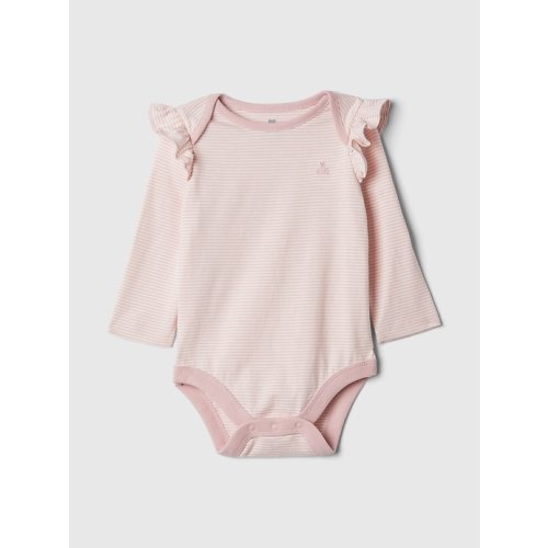 Baby First Favorites Bodysuit in pink stripe, size: Up To 7lb