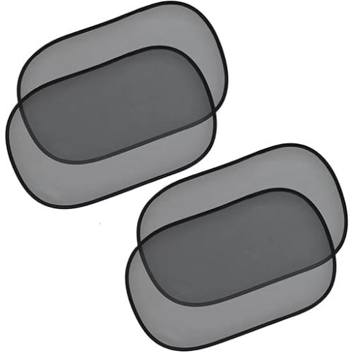 Car Window Shade (4Pack)-The Only Certified Car Window Sun Shade for Baby Proven to Block 99.95% UVR Protection for Your Child - Side Window Screens