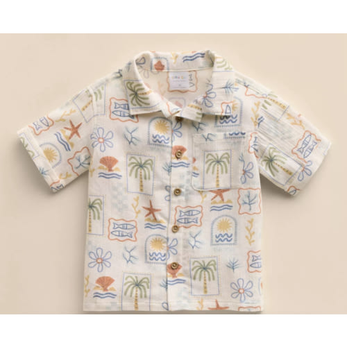 Baby & Toddler Little Co. By Lauren Conrad Organic Short Sleeve Woven Button-Up Top