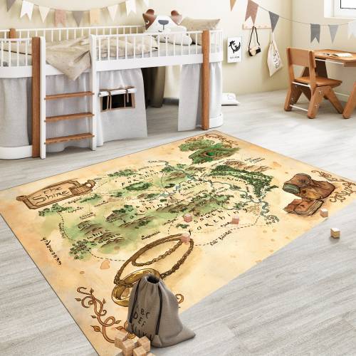 Middle Earth Map Rug,Popular Movie Rug, Map Rug, The Rings Map Rug, Fantastic Rug, Hobbit Rug, Movie Rug, Popular Rug,LOTR Rug, Children Rug