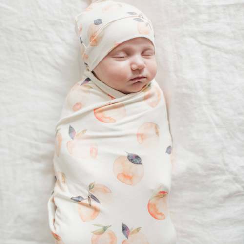 Knit Swaddle Blanket - Caroline