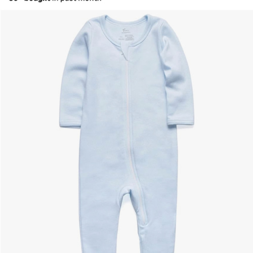 O2 BABY Baby Boys Girls Organic Cotton Zip-Front Sleeper Pajamas, Footed Sleep 'n Play