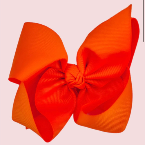 Orange Crush Grosgrain Bow