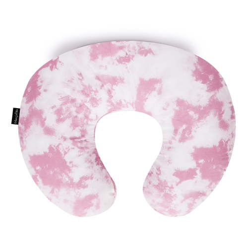 Dream On Me Beeboo Nursing Pillow and Positioner, Breastfeeding and Bottlefeeding Pillow, Removable and Washable Pillow Cover, Soft and Breathable Fabric, Pink