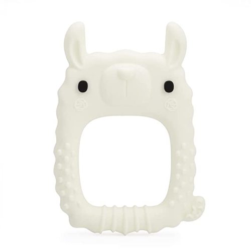 Loulou Lollipop Wild Silicone Baby Teether - Llama - Cream