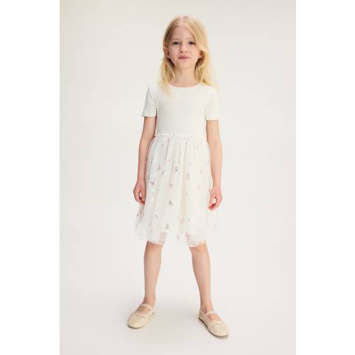 DRESS WITH TULLE SKIRT