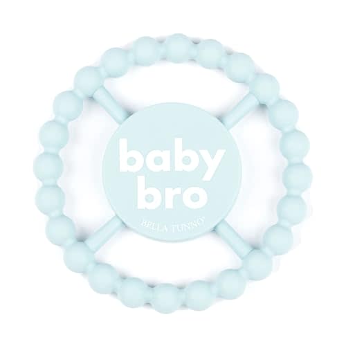 Baby Teether by Bella Tunno, Silicone Teethers for Babies 3-6 months, 6-12 months, Baby Toys, Pacifier, Teething Relief, Boys, Girls, Baby Bro
