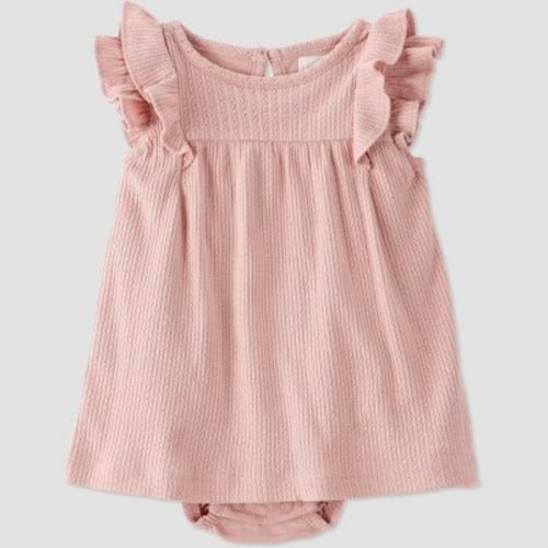 Little Planet by Carter’s Organic Baby Girls' Bodysuit - Pink, Size: 3M