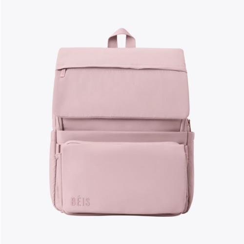 BÉIS 'The Ultimate Diaper Backpack' in Atlas Pink