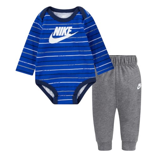 Boys Nike Striped Bodysuit & Pants Set