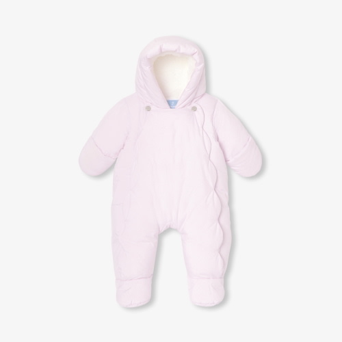 Baby girl nylon snowsuit