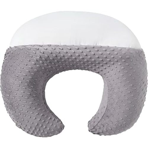 Upgraded Plus Size Nursing Pillow and Positioner, Baby Nursing Pillow for Breastfeeding and Bottle Feeding, Breast Feeding Pillows for Mom, Removable Nursing Pillow Cover