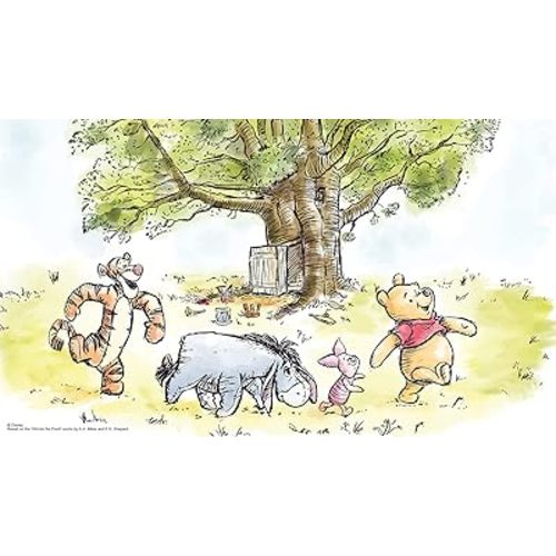 Disney’s Winnie The Pooh Watercolor Peel & Stick Wall Mural by RoomMates, RMK12391M