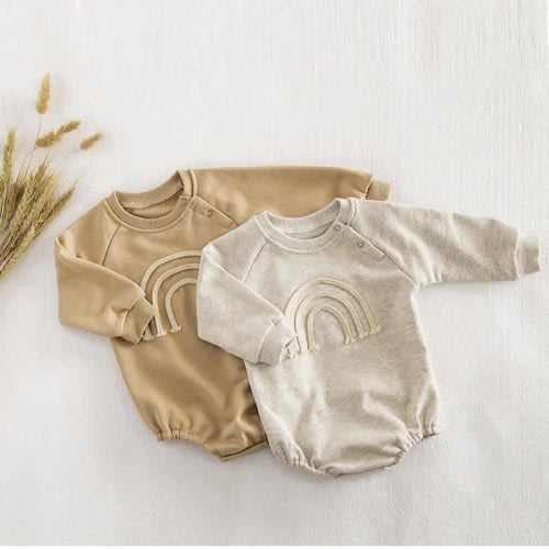 Baby Neutral Rainbow Bodysuit