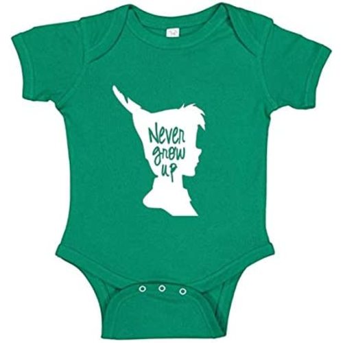 Never Grow Up It's A Trap Premium Baby Boy or Girl Romper for Pan Fans