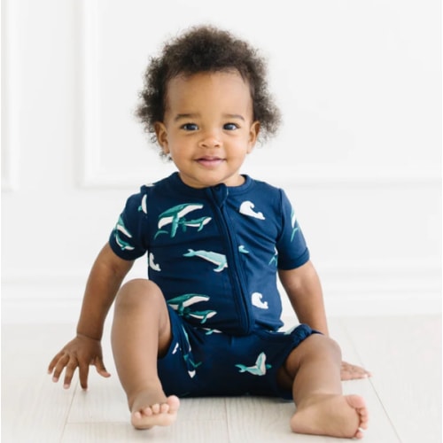Zippered Shortall Romper in Humpback