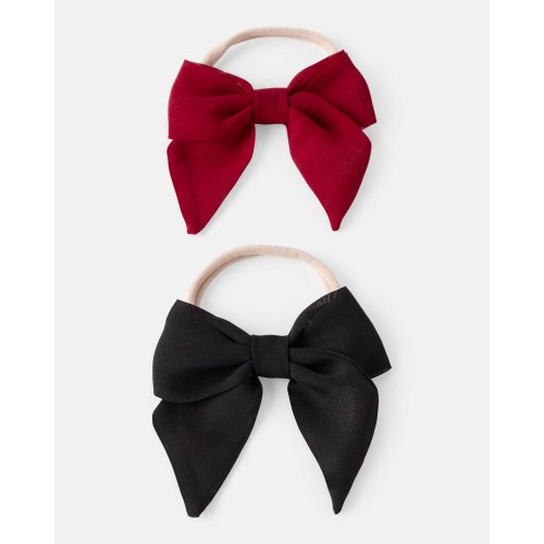 Baby Girl 2-Pack Bow Hairbands - Carter's | Carter's