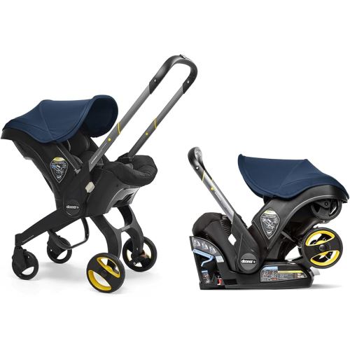 Doona Car Seat & Stroller, Deep Blue - All-in-One Travel System