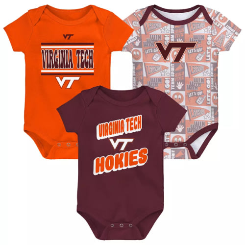 Gen2 Infant Virginia Tech Hokies Comics 3-Piece Creeper Set | Dick's Sporting Goods